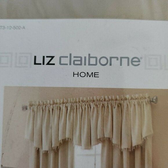 Liz Claiborne Ascot Valance curtain  Gold Jewels - Picture 2 of 5